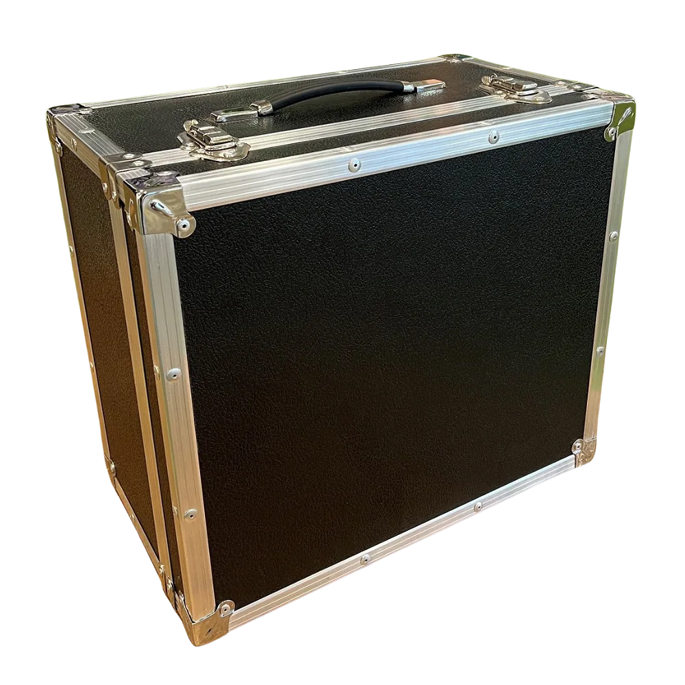ALU-Koffer Schwarz 4-reihig